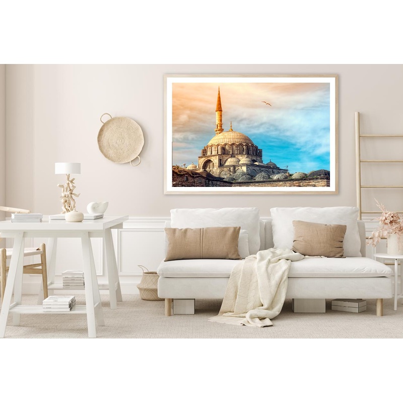 Mosque In Istanbul, Turkey Home Decor Premium Quality Poster Print Choose Your Sizes