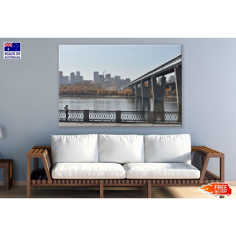 Novosibirsk City in Russia Photograph Print 100% Australian Made
