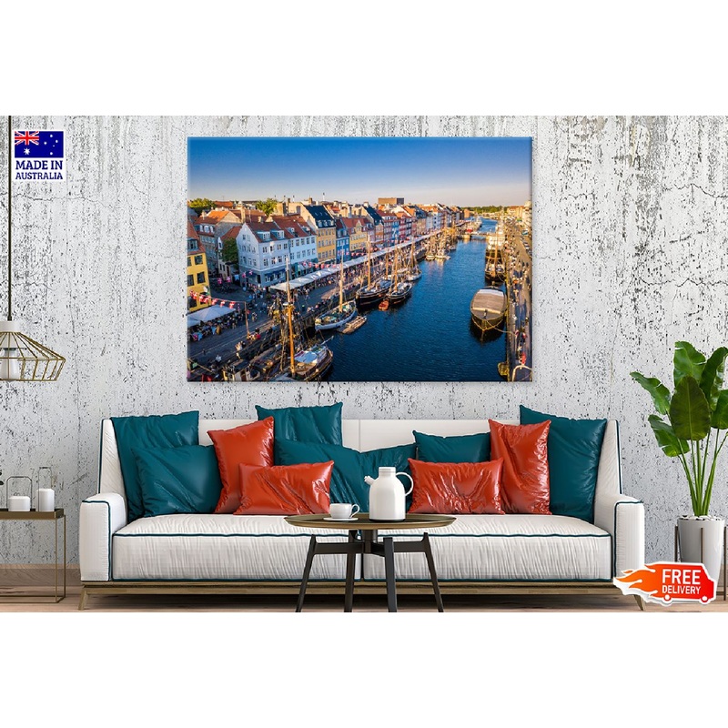 Nyhavn New Harbour Canal Photograph Denmark Print 100% Australian Made