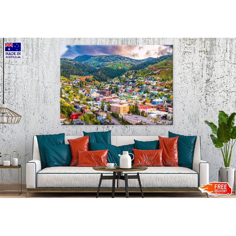 Park City View Photograph Utah USA Downtown Print 100% Australian Made