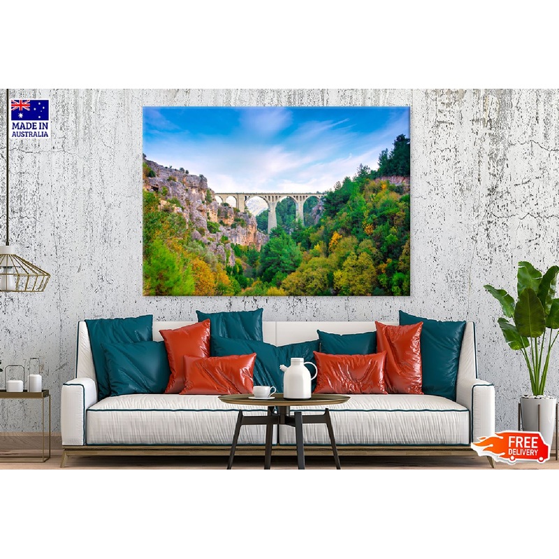 Railway Bridge View Photograph in Adana City Print 100% Australian Made