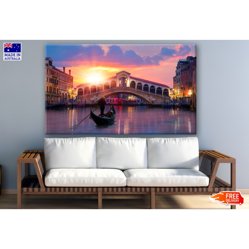 Rialto Bridge in Venice, Italy Print 100% Australian Made