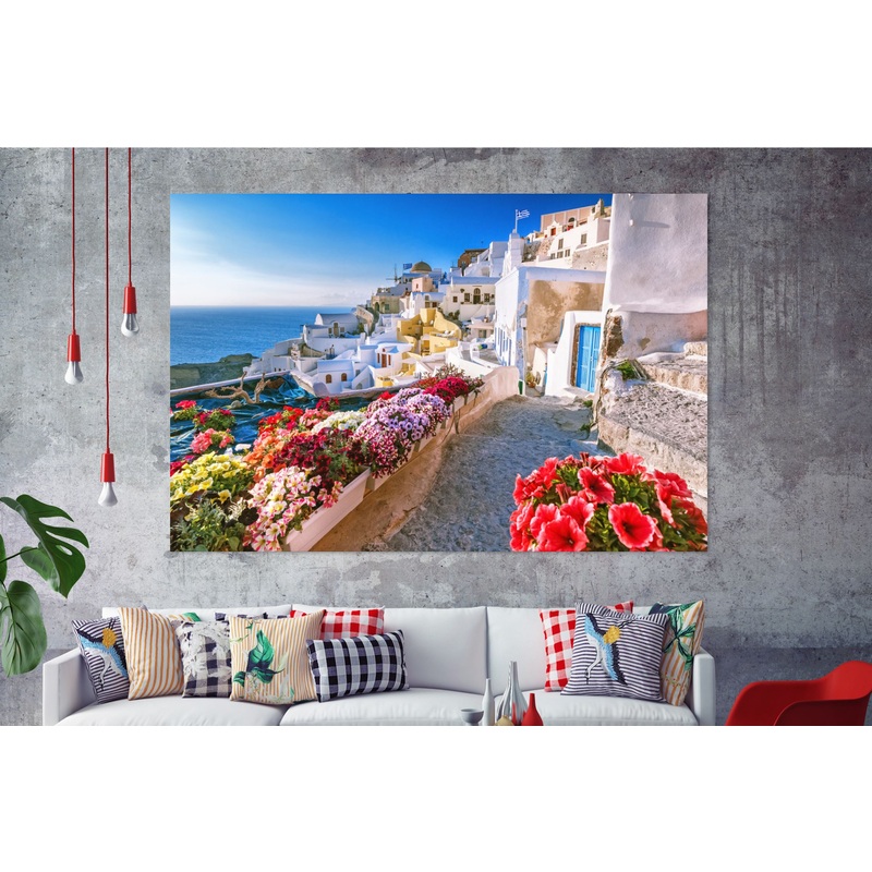 Santorini Greece   Print 100% Australian Made