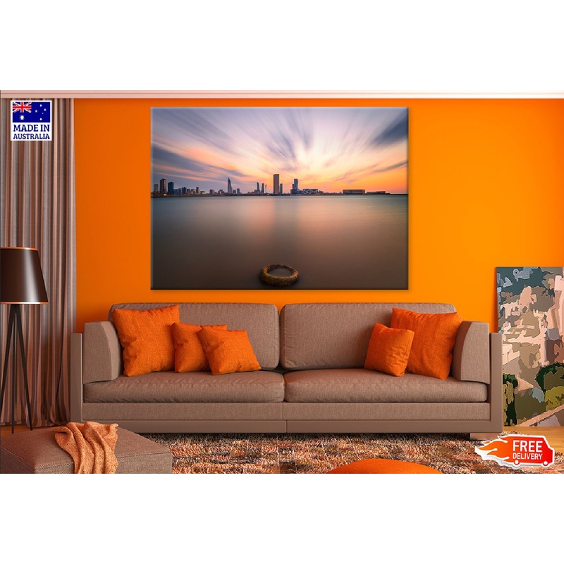 Seascape View Manama City Photograph Bahrain Print 100% Australian Made