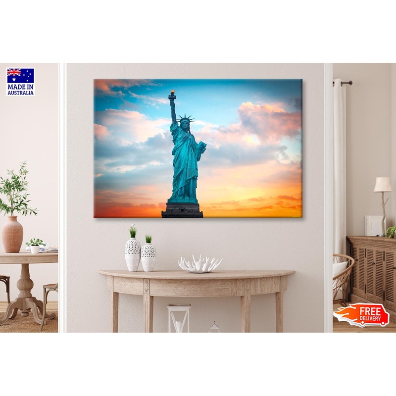 Statue Of Liberty In New York, USA Wall Art Decor 100% Australian Made