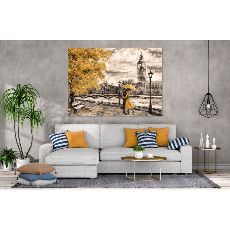 London  Couple painting  Print 100% Australian Made