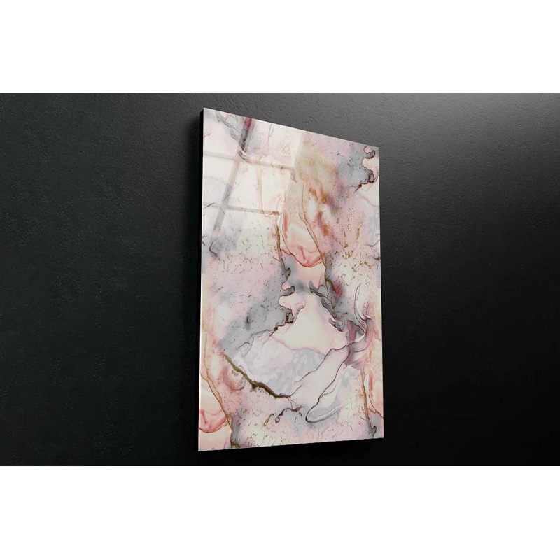 Marble Alcohol Ink Acrylic Glass Print Tempered Glass Wall Art 100% Made in Australia Ready to Hang