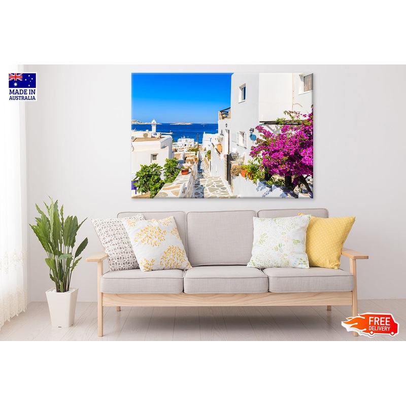 Mykonos Cyclades islands Greece Print 100% Australian Made
