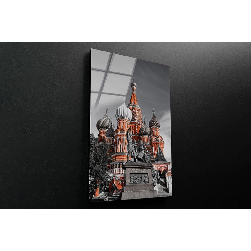 Saint Basil's Cathedral Russia 3D Design Acrylic Glass Print Tempered Glass Wall Art 100% Made in Australia Ready to Hang