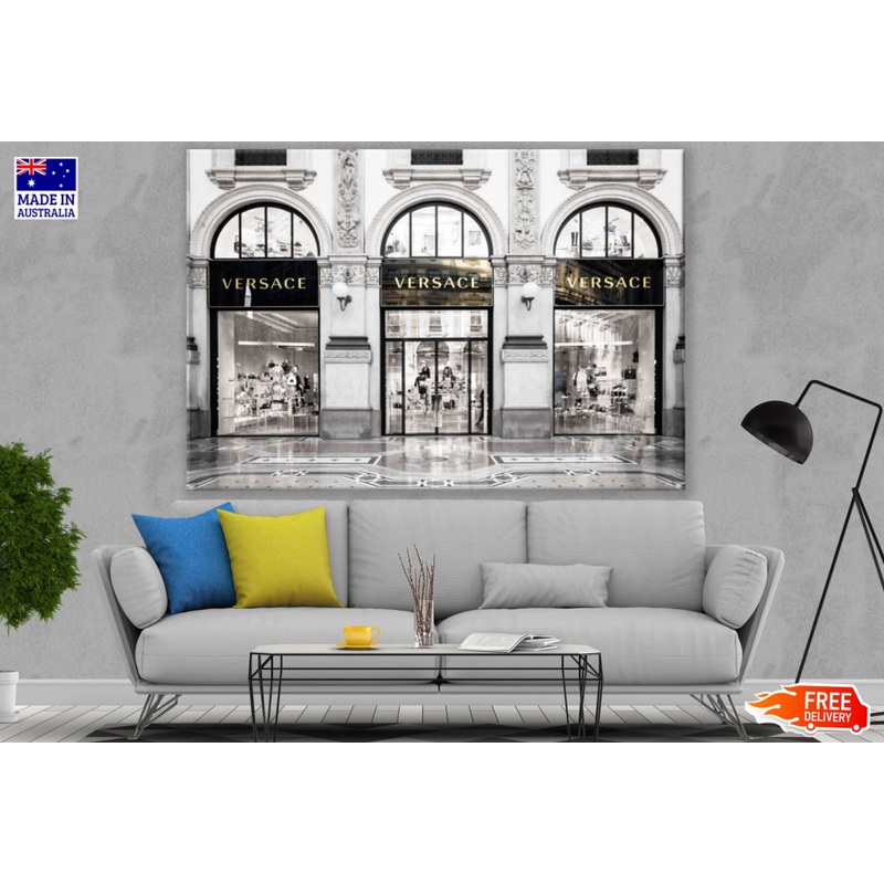 Versace Store in City Photograph Print 100% Australian Made