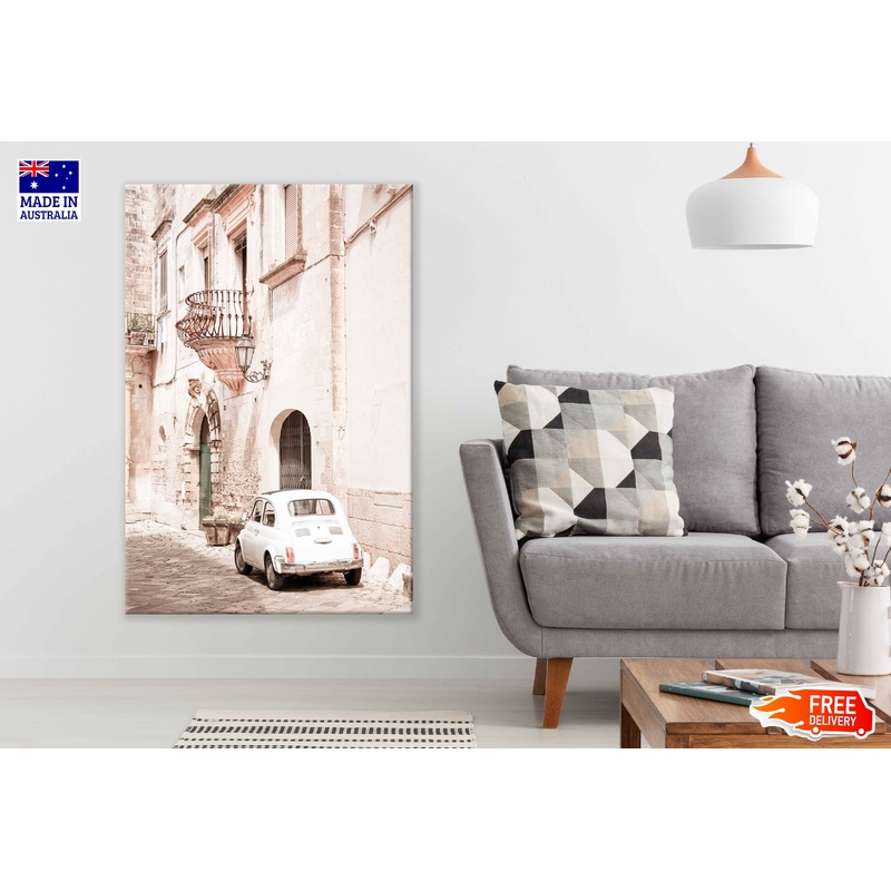 Vintage House & Car View Photograph Print 100% Australian Made