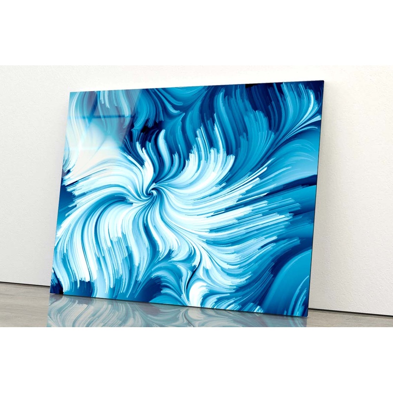 Advance of Paint Flow Acrylic Glass Print Tempered Glass Wall Art 100% Made in Australia Ready to Hang
