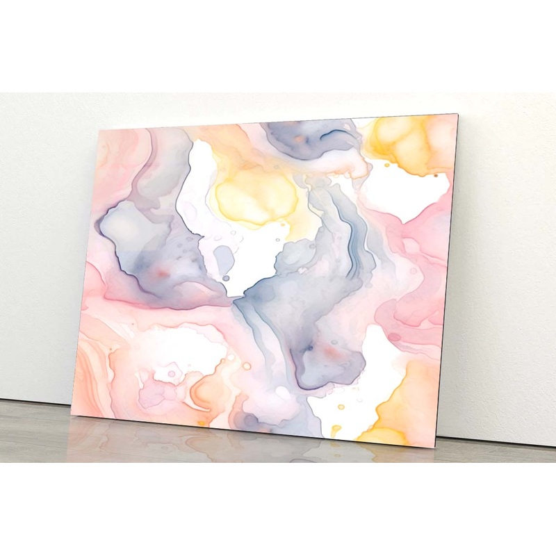 Close-up Colorful Painting Acrylic Glass Print Tempered Glass Wall Art 100% Made in Australia Ready to Hang