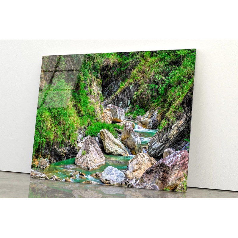 River Canyon in Taroko National Park Hualien Taiwan Acrylic Glass Print Tempered Glass Wall Art 100% Made in Australia Ready to Hang