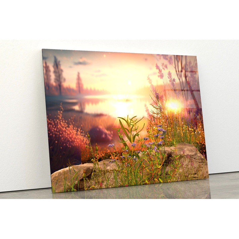 Sky at Sun Light Acrylic Glass Print Tempered Glass Wall Art 100% Made in Australia Ready to Hang