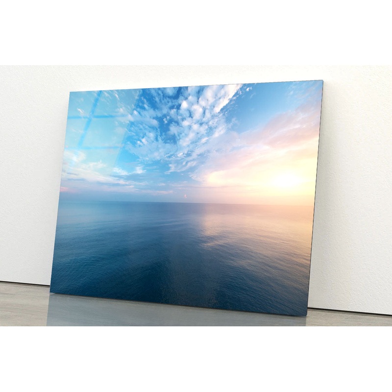 Sky on Sunset Acrylic Glass Print Tempered Glass Wall Art 100% Made in Australia Ready to Hang