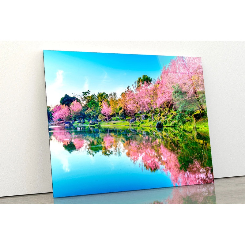 Spring in the Park Acrylic Glass Print Tempered Glass Wall Art 100% Made in Australia Ready to Hang