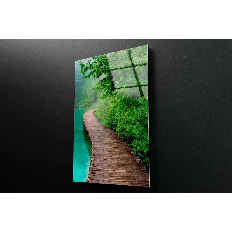 Wooden Bridge Acrylic Glass Print Tempered Glass Wall Art 100% Made in Australia Ready to Hang