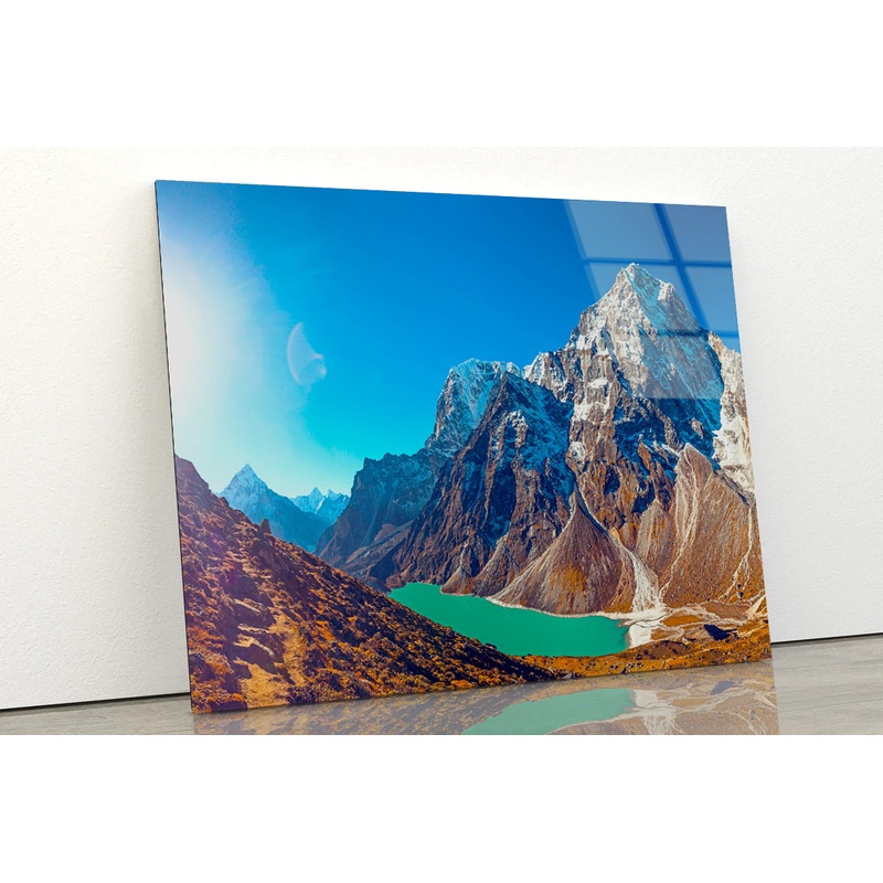 Amazing Mountains on the Way in Nepal Acrylic Glass Print Tempered Glass Wall Art 100% Made in Australia Ready to Hang
