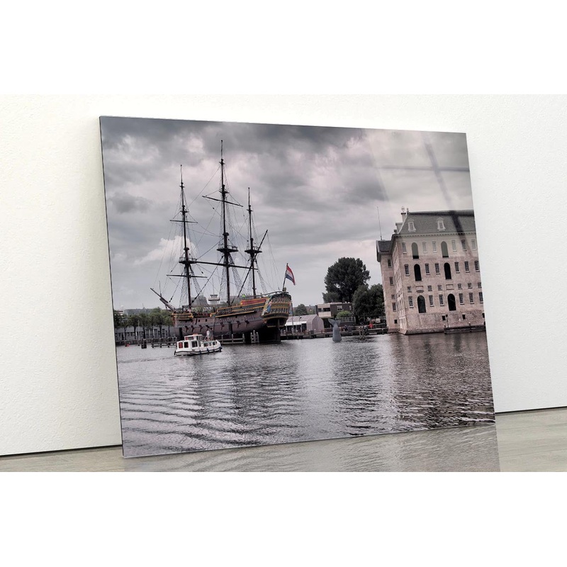 Amsterdam Acrylic Glass Print Tempered Glass Wall Art 100% Made in Australia Ready to Hang