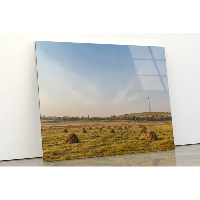 Autumn Grassland Beautiful Scenery in China Acrylic Glass Print Tempered Glass Wall Art 100% Made in Australia Ready to Hang