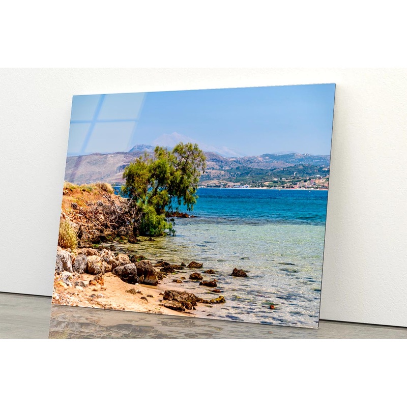 Beautiful Landscapes on Crete Greece Acrylic Glass Print Tempered Glass Wall Art 100% Made in Australia Ready to Hang