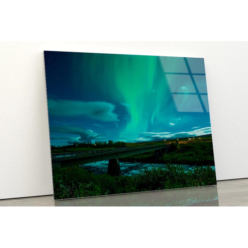 Bridge with River Africa Acrylic Glass Print Tempered Glass Wall Art 100% Made in Australia Ready to Hang