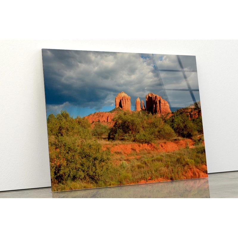 Sedona Lanscapes Acrylic Glass Print Tempered Glass Wall Art 100% Made in Australia Ready to Hang