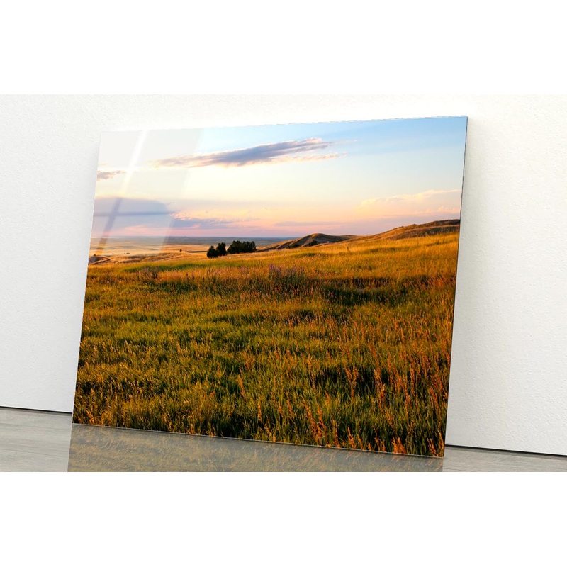 Sunset in South Dakota Acrylic Glass Print Tempered Glass Wall Art 100% Made in Australia Ready to Hang