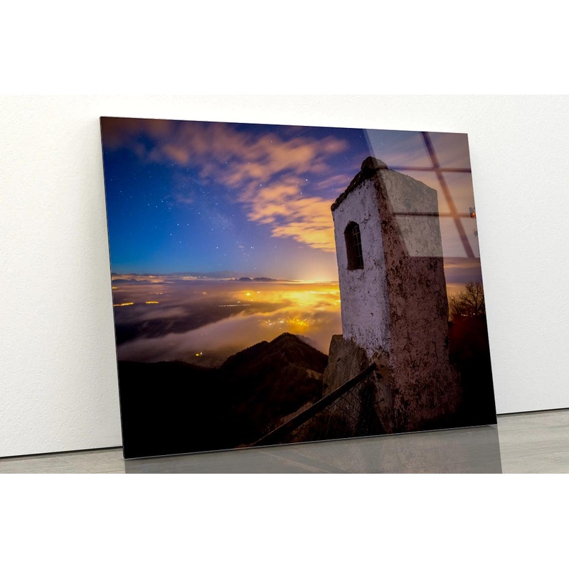 Sunset View of Bellmunt Viewpoint Spain Acrylic Glass Print Tempered Glass Wall Art 100% Made in Australia Ready to Hang