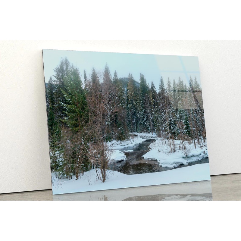 Winter Landscapes in Siberia Acrylic Glass Print Tempered Glass Wall Art 100% Made in Australia Ready to Hang