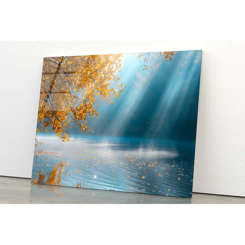 A Sunny and Foggy Morning Acrylic Glass Print Tempered Glass Wall Art 100% Made in Australia Ready to Hang