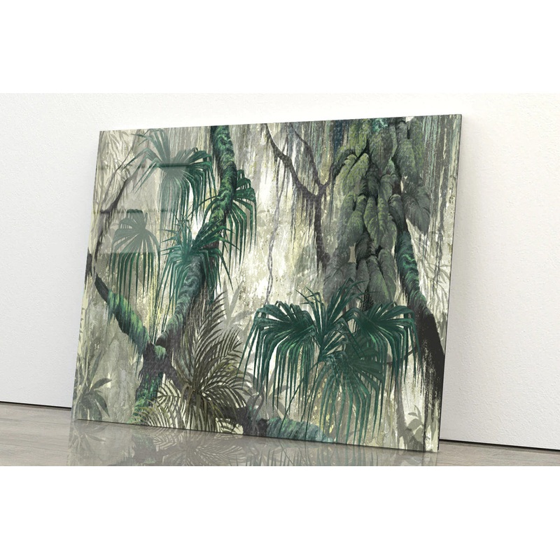 Tropical Plants and Trees Acrylic Glass Print Tempered Glass Wall Art 100% Made in Australia Ready to Hang