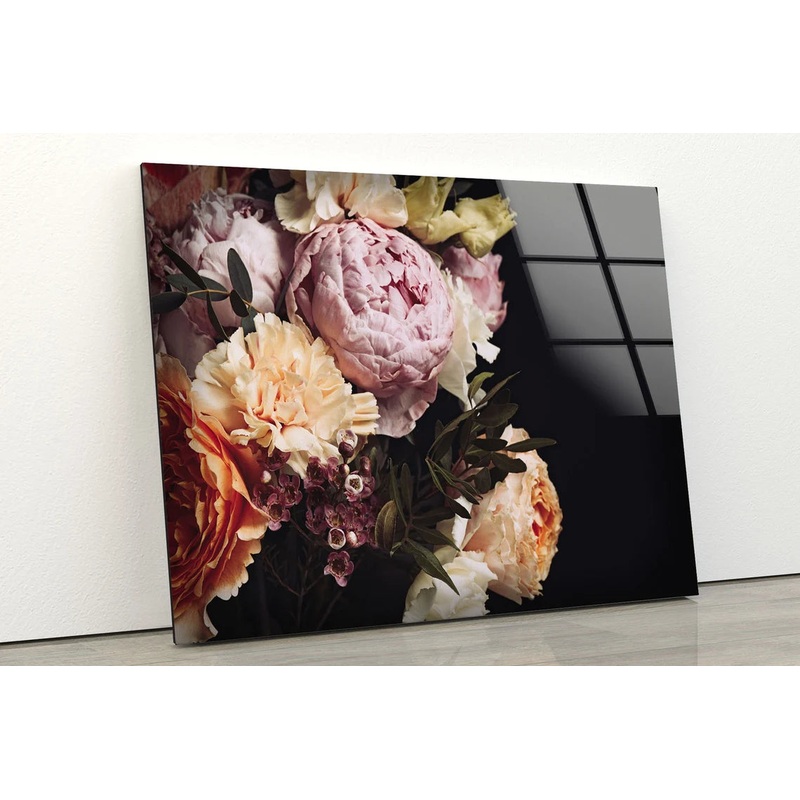 Colorful Flowers Closeup Photograph Acrylic Glass Print Tempered Glass Wall Art 100% Made in Australia Ready to Hang