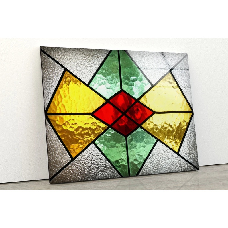 Abstract Shaped Design Acrylic Glass Print Tempered Glass Wall Art 100% Made in Australia Ready to Hang