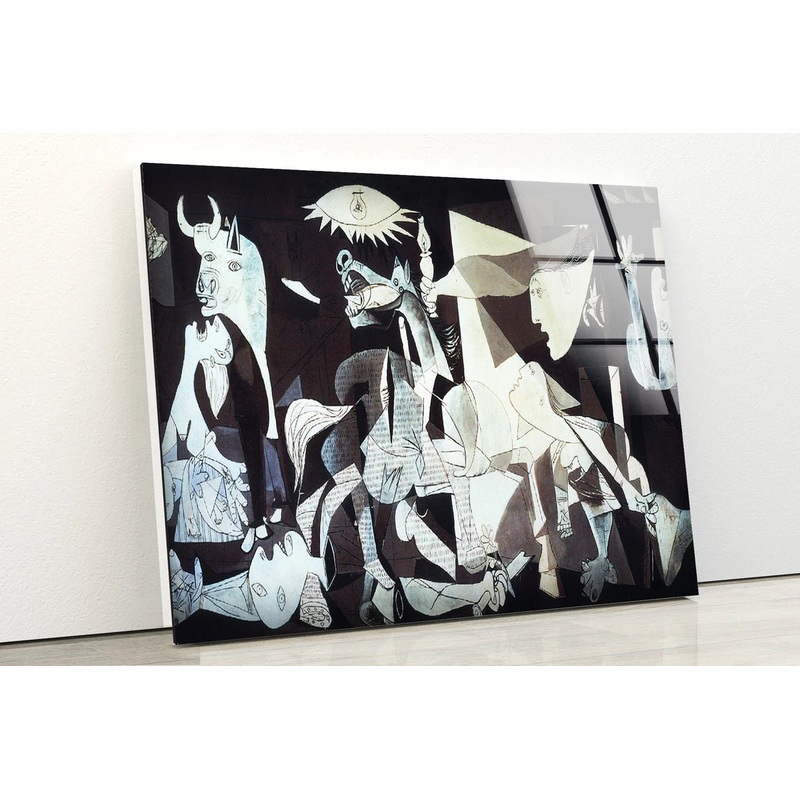 Abstract Shapes Design Acrylic Glass Print Tempered Glass Wall Art 100% Made in Australia Ready to Hang