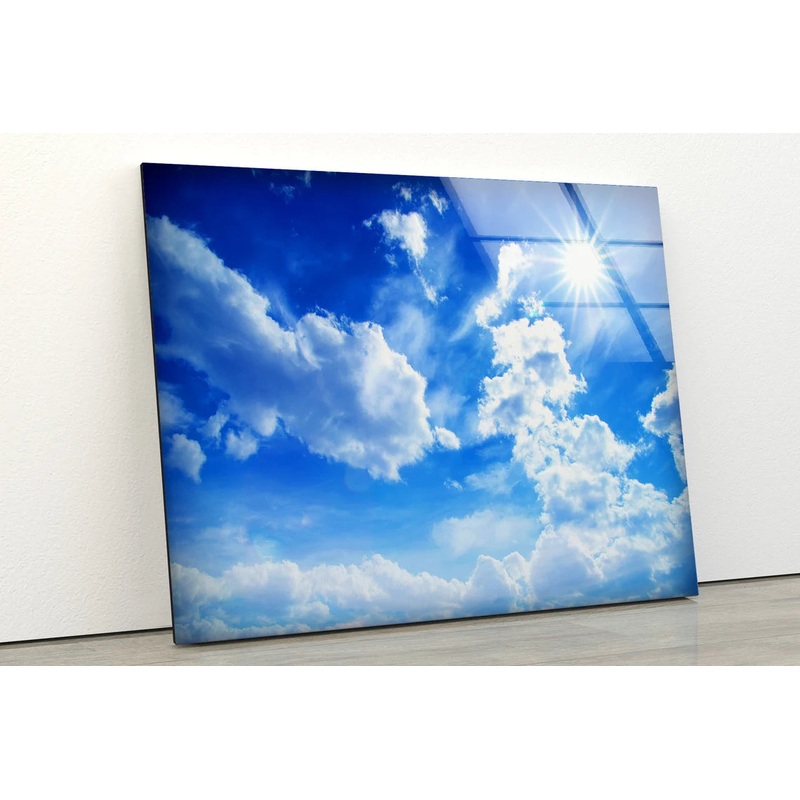 Sky Scenery Photograph Acrylic Glass Print Tempered Glass Wall Art 100% Made in Australia Ready to Hang