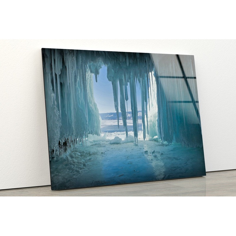 Snow Cave Photograph Acrylic Glass Print Tempered Glass Wall Art 100% Made in Australia Ready to Hang
