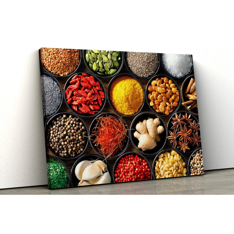Spices Closeup Photograph Acrylic Glass Print Tempered Glass Wall Art 100% Made in Australia Ready to Hang