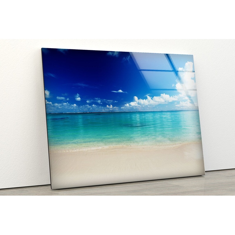 Stunning Sea Scenery Photograph Acrylic Glass Print Tempered Glass Wall Art 100% Made in Australia Ready to Hang