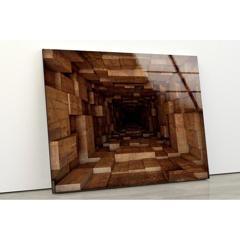 Wall Cave Abstract Pattern Acrylic Glass Print Tempered Glass Wall Art 100% Made in Australia Ready to Hang