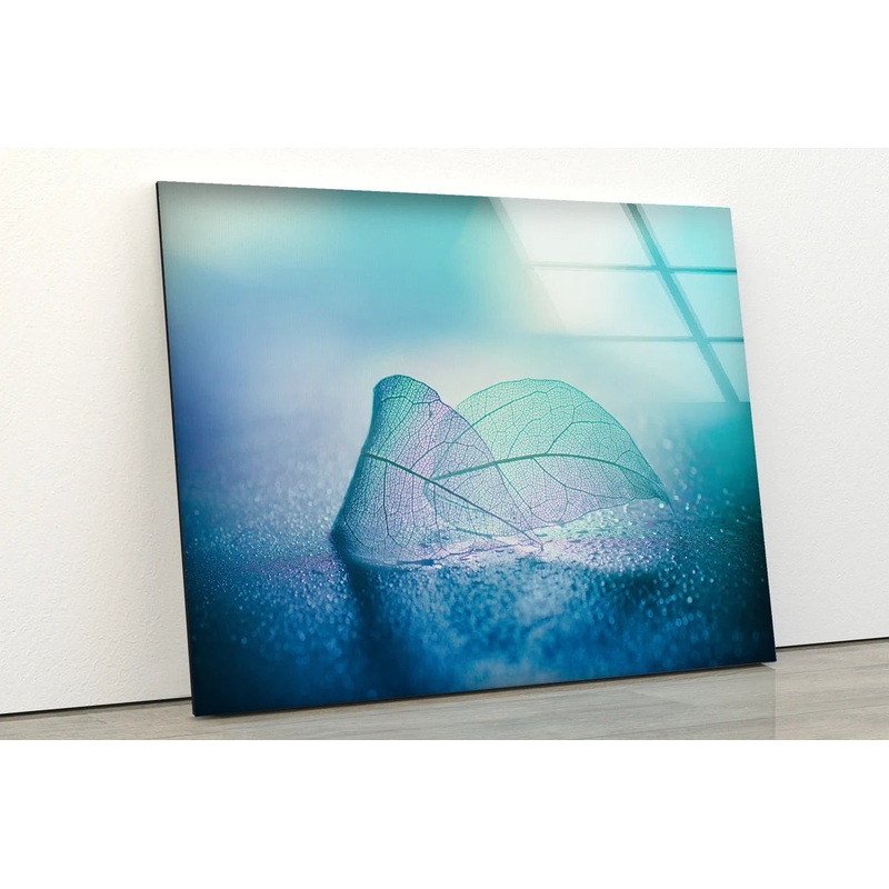 Colorful Leaf Photograph Acrylic Glass Print Tempered Glass Wall Art 100% Made in Australia Ready to Hang