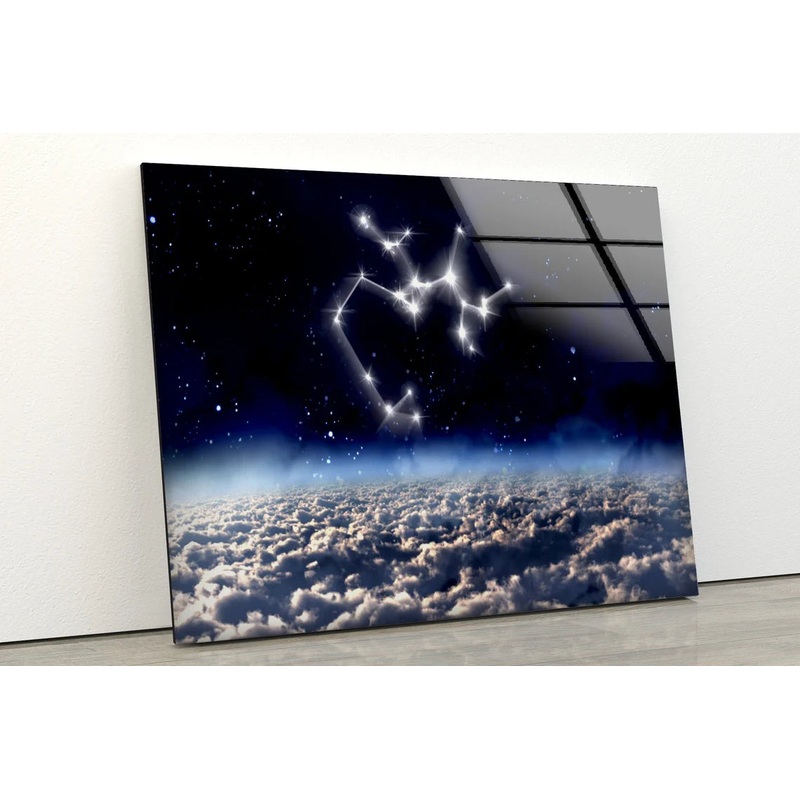 Star Pattern & Sky Photograph Acrylic Glass Print Tempered Glass Wall Art 100% Made in Australia Ready to Hang