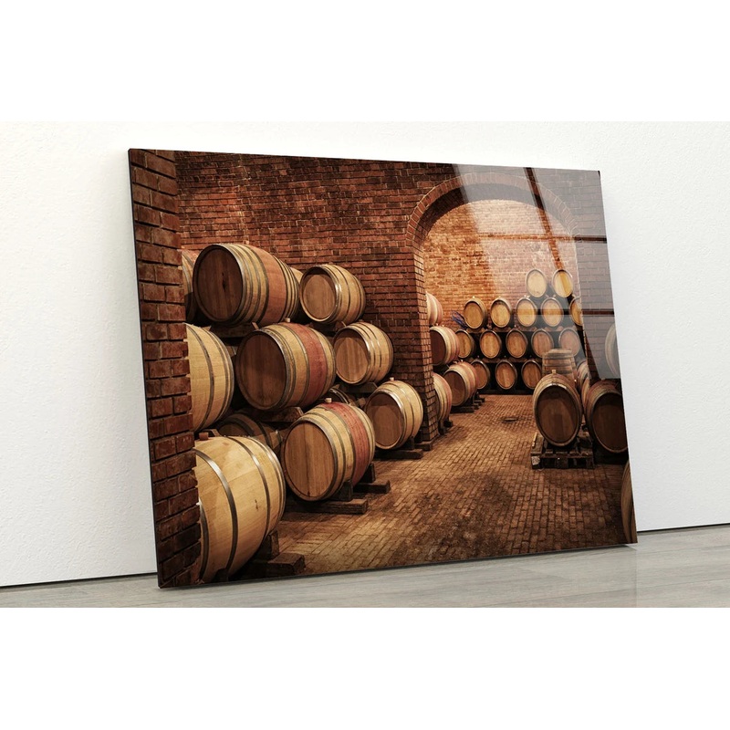 Barrels Photograph Acrylic Glass Print Tempered Glass Wall Art 100% Made in Australia Ready to Hang