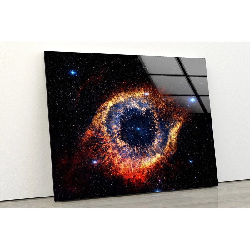 Colorful Space Galaxy Photograph Acrylic Glass Print Tempered Glass Wall Art 100% Made in Australia Ready to Hang