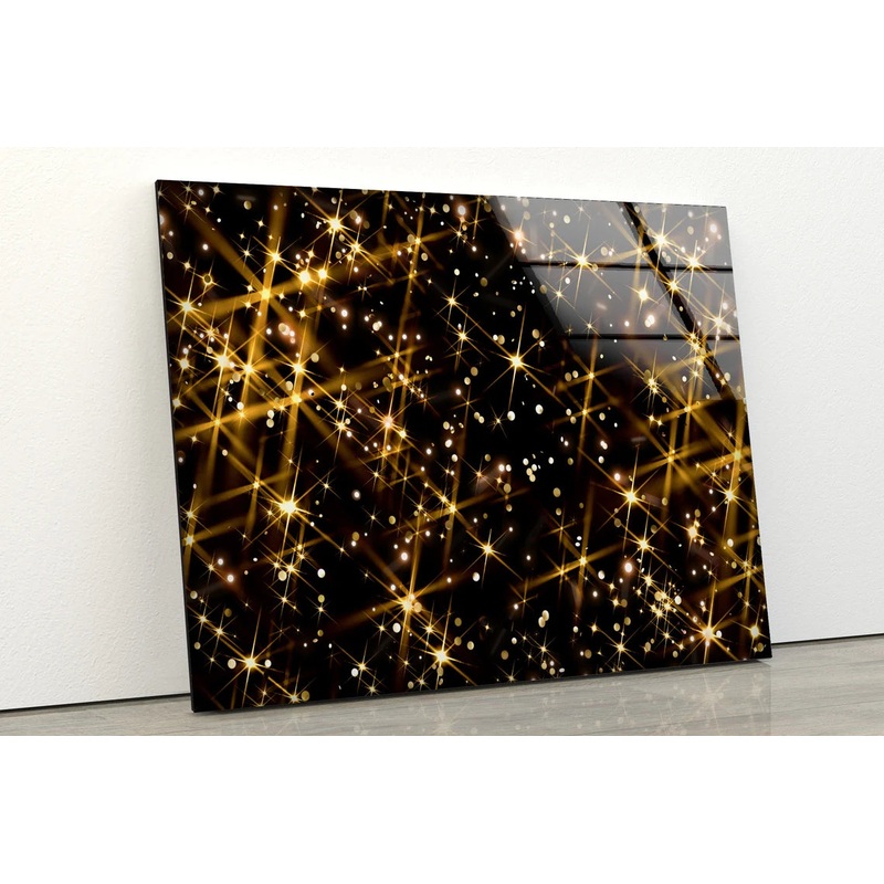 Stars Design Acrylic Glass Print Tempered Glass Wall Art 100% Made in Australia Ready to Hang