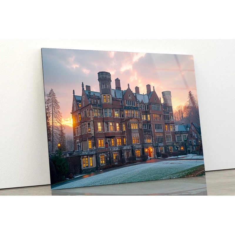 University College Campus Scenery  Acrylic Glass Print Tempered Glass Wall Art 100% Made in Australia Ready to Hang