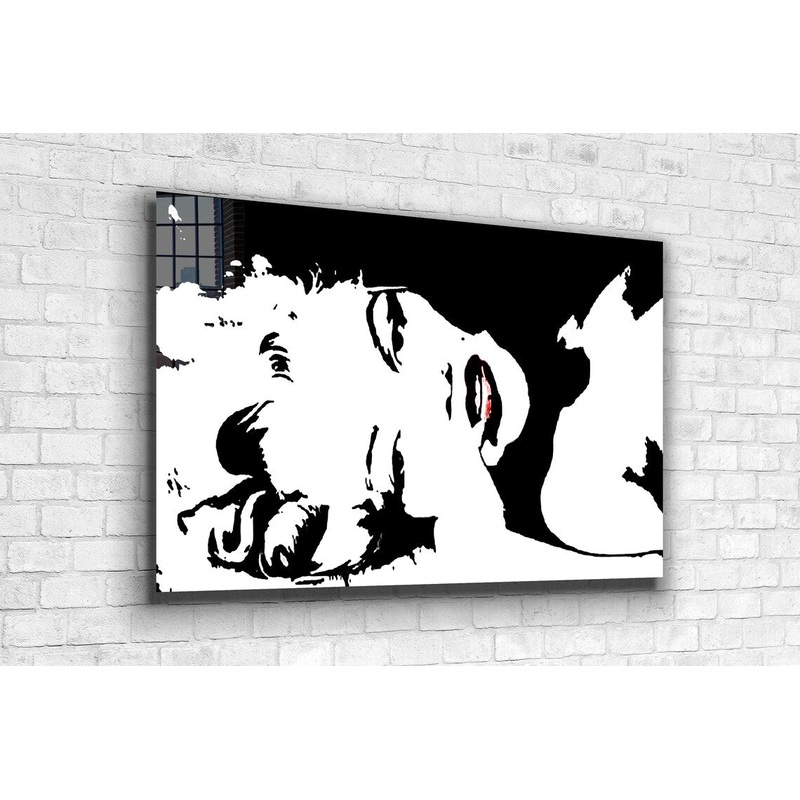 Abstract Woman B&W Art Print Tempered Glass Wall Art 100% Made in Australia Ready to Hang