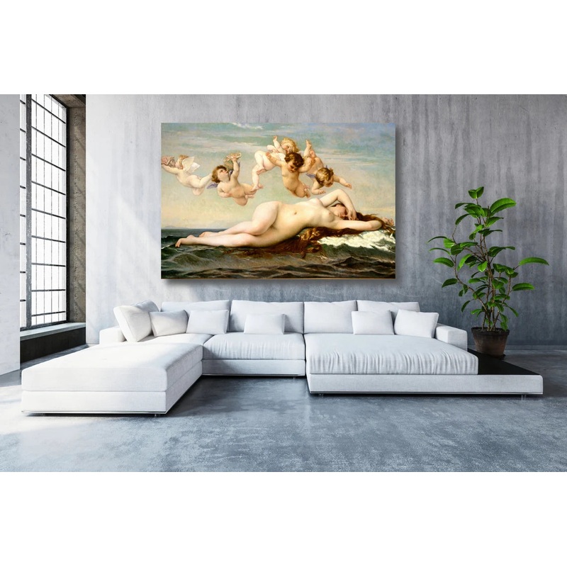 Alexandre Cabanel, The Birth Of Venus Acrylic Glass Print Tempered Glass Wall Art 100% Made in Australia Ready to Hang