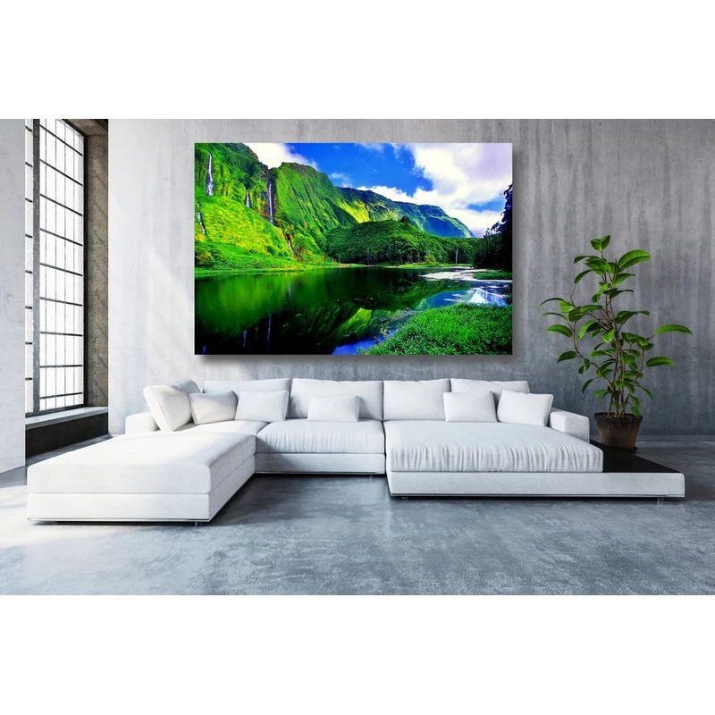 Azores Portugal Acrylic Glass Print Tempered Glass Wall Art 100% Made in Australia Ready to Hang